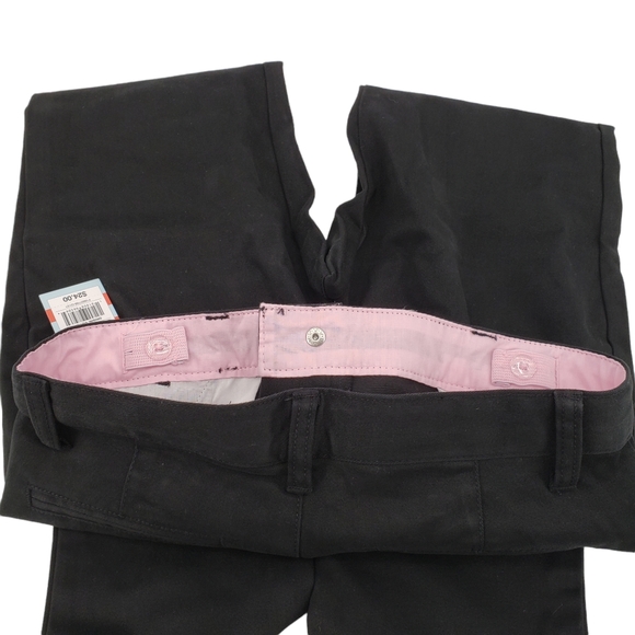 NWT Cat & Jack Girls School Uniform Pants Size 12 - Two Pack Ebony - Picture 6 of 8